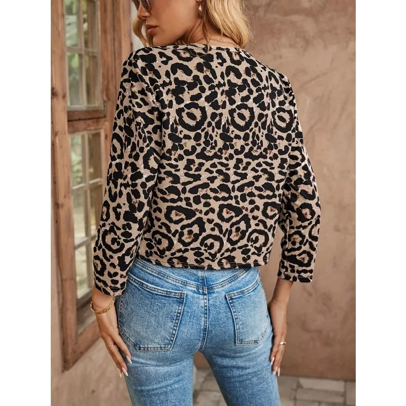 Veste Courte Léopard