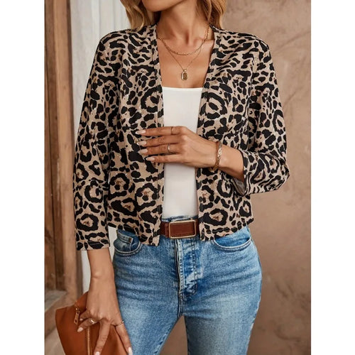 Veste Courte Léopard