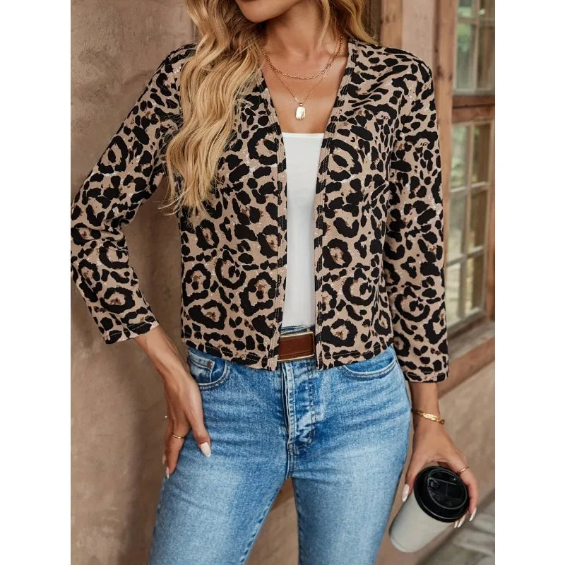 Veste Courte Léopard