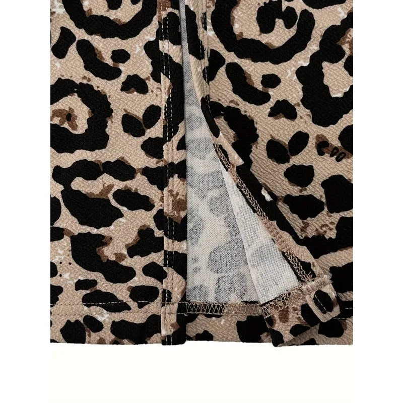 Veste Courte Léopard